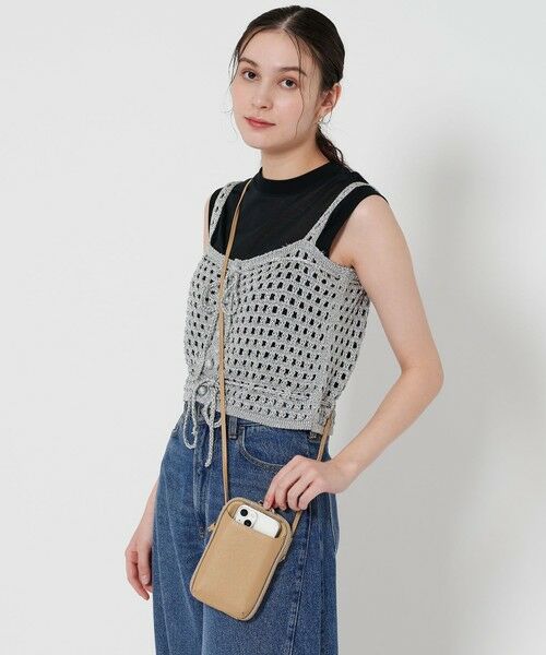 BEAUTY&YOUTH UNITED ARROWS / ビューティー&ユース ユナイテッドアローズ ポーチ | レザー ジップスリム ウォレットショルダー | 詳細20