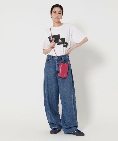 BEAUTY&YOUTH UNITED ARROWS / ビューティー&ユース ユナイテッドアローズ ポーチ | レザー ジップスリム ウォレットショルダー | 詳細30