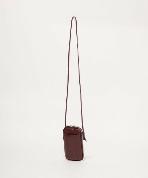BEAUTY&YOUTH UNITED ARROWS / ビューティー&ユース ユナイテッドアローズ ショルダーバッグ | レザー ジップスリム ウォレットショルダー | 詳細25