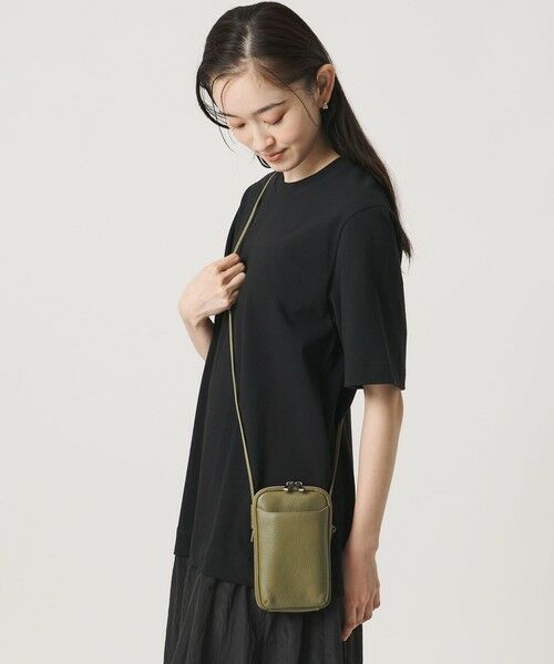 BEAUTY&YOUTH UNITED ARROWS / ビューティー&ユース ユナイテッドアローズ ショルダーバッグ | レザー ジップスリム ウォレットショルダー | 詳細24