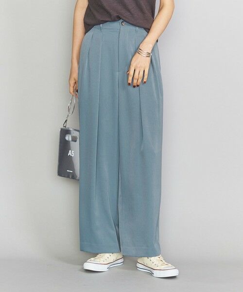 セール By ポリエステル2タックワイドパンツ O その他パンツ Beauty Youth United Arrows ビューティ ユース ユナイテッドアローズ ファッション通販 タカシマヤファッションスクエア