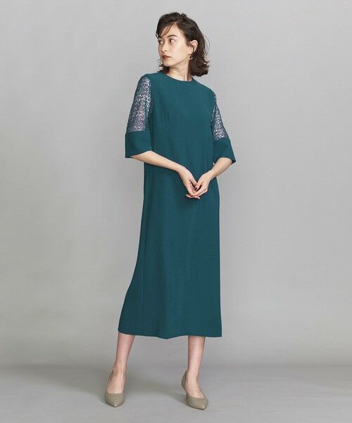 セール By Dress レース6分袖タイトロングドレス ドレス Beauty Youth United Arrows ビューティ ユース ユナイテッドアローズ ファッション通販 タカシマヤファッションスクエア