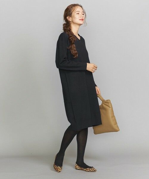 セール By コットンウールvネックニットワンピース ウォッシャブル ロング マキシ丈ワンピース Beauty Youth United Arrows ビューティ ユース ユナイテッドアローズ ファッション通販 タカシマヤファッションスクエア