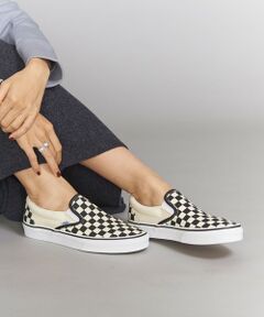 ＜VANS（バンズ）＞チェッカークラシックスリッポン/スニーカー