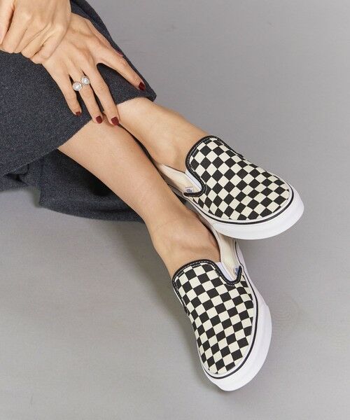 BEAUTY&YOUTH UNITED ARROWS / ビューティー&ユース ユナイテッドアローズ スニーカー | ＜VANS（バンズ）＞チェッカークラシックスリッポン/スニーカー | 詳細8