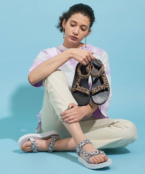 国内exclusive Teva テバ レザー レオパードプリント Midform Universal サンダル サンダル Beauty Youth United Arrows ビューティ ユース ユナイテッドアローズ ファッション通販 タカシマヤファッションスクエア