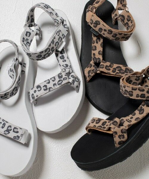 国内exclusive Teva テバ レザー レオパードプリント Midform Universal サンダル サンダル Beauty Youth United Arrows ビューティ ユース ユナイテッドアローズ ファッション通販 タカシマヤファッションスクエア