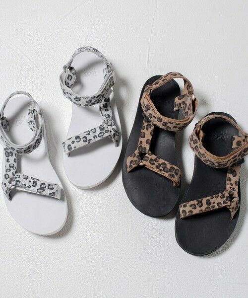 国内exclusive Teva テバ レザー レオパードプリント Midform Universal サンダル サンダル Beauty Youth United Arrows ビューティ ユース ユナイテッドアローズ ファッション通販 タカシマヤファッションスクエア