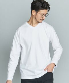 【WEB限定 WARDROBE SMART】 by クリア ガスコットン Vネック カットソー