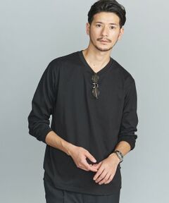 【WEB限定 WARDROBE SMART】 by クリア ガスコットン Vネック カットソー