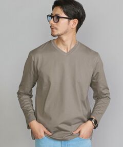 【WEB限定 WARDROBE SMART】 by クリア ガスコットン Vネック カットソー