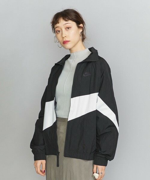 NIKE（ナイキ）＞ビッグスウッシュナイロンジャケット （ブルゾン）｜BEAUTYYOUTH UNITED ARROWS ビューティーユース  ユナイテッドアローズ ファッション通販 タカシマヤファッションスクエア