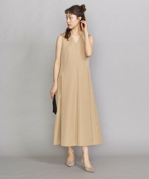 セール By Dress ツイルvネックaラインワンピース ドレス Beauty Youth United Arrows ビューティ ユース ユナイテッドアローズ ファッション通販 タカシマヤファッションスクエア