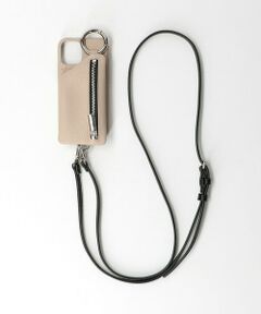 ＜AJEW＞CADENAS ジップ ストラップ iPhone 12miniケース