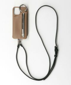 BEAUTY&YOUTH UNITED ARROWS / ビューティー&ユース ユナイテッドアローズ モバイルケース | ＜AJEW＞CADENAS ジップ ストラップ iPhone 12miniケース