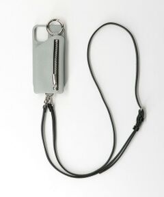 ＜AJEW＞CADENAS ジップ ストラップ iPhone 12miniケース