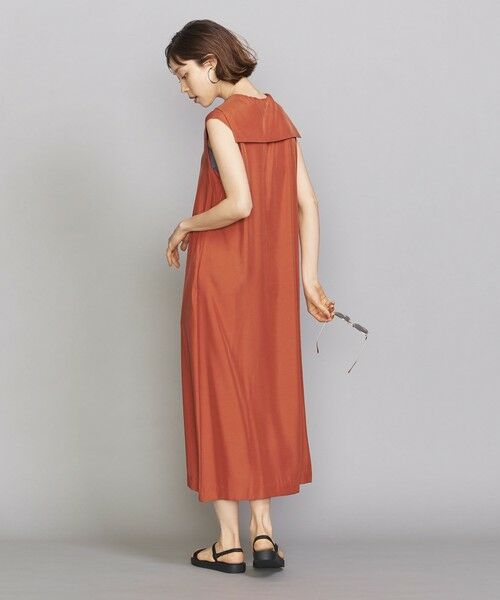 セール By セーラーカラーノースリーブワンピース ロング マキシ丈ワンピース Beauty Youth United Arrows ビューティ ユース ユナイテッドアローズ ファッション通販 タカシマヤファッションスクエア