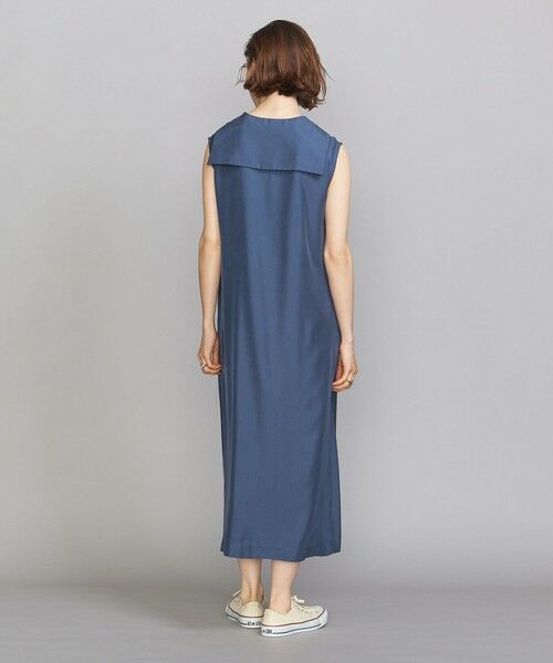 セール By セーラーカラーノースリーブワンピース ロング マキシ丈ワンピース Beauty Youth United Arrows ビューティ ユース ユナイテッドアローズ ファッション通販 タカシマヤファッションスクエア