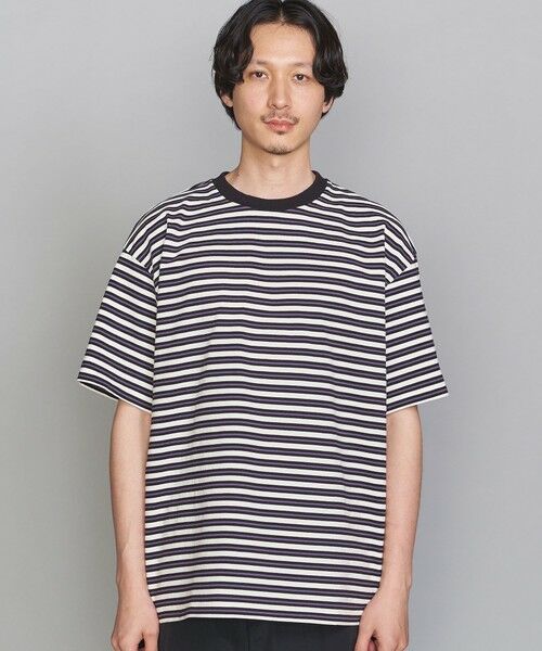 BEAUTY&YOUTH UNITED ARROWS / ビューティー&ユース ユナイテッドアローズ カットソー | ＜TOWN＞ 90BORDER PRL/Tシャツ | 詳細1