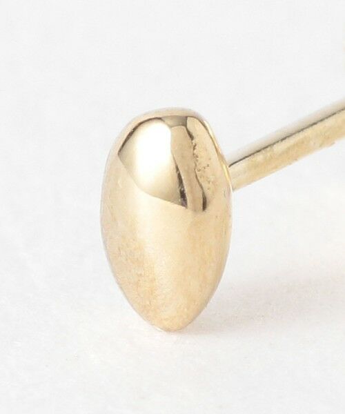 BEAUTY&YOUTH UNITED ARROWS / ビューティー&ユース ユナイテッドアローズ ピアス・イヤリング | ＜BYOKA＞ゴールドカラーGRAINピアス | 詳細3