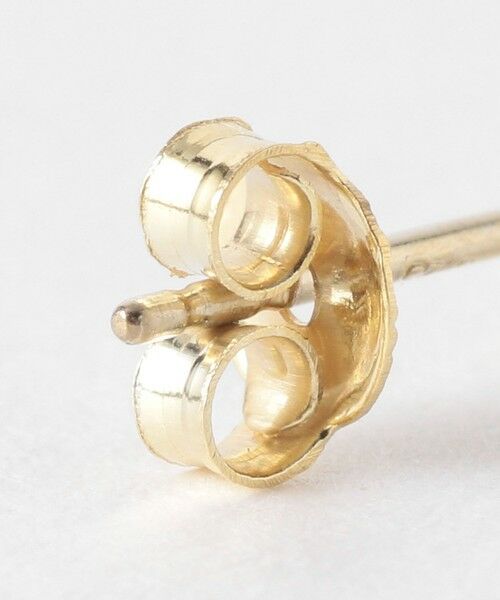 BEAUTY&YOUTH UNITED ARROWS / ビューティー&ユース ユナイテッドアローズ ピアス・イヤリング | ＜BYOKA＞ゴールドカラーGRAINピアス | 詳細4