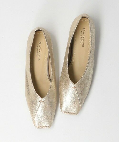 BEAUTY&YOUTH UNITED ARROWS / ビューティー&ユース ユナイテッドアローズ フラットシューズ | Vカットステッチ フラットシューズ | 詳細6