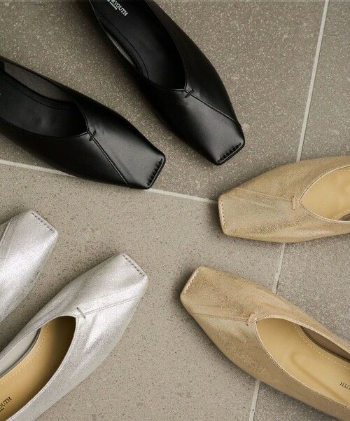 BEAUTY&YOUTH UNITED ARROWS / ビューティー&ユース ユナイテッドアローズ フラットシューズ | Vカットステッチ フラットシューズ | 詳細4
