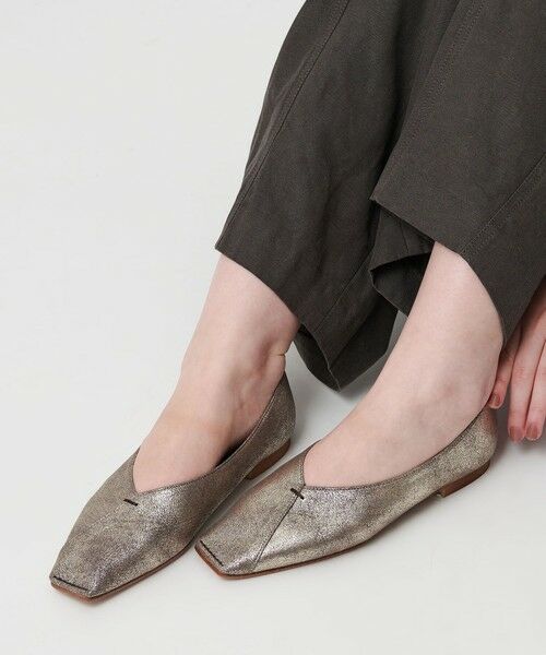 BEAUTY&YOUTH UNITED ARROWS / ビューティー&ユース ユナイテッドアローズ フラットシューズ | Vカットステッチ フラットシューズ | 詳細18