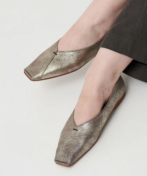 BEAUTY&YOUTH UNITED ARROWS / ビューティー&ユース ユナイテッドアローズ フラットシューズ | Vカットステッチ フラットシューズ | 詳細19