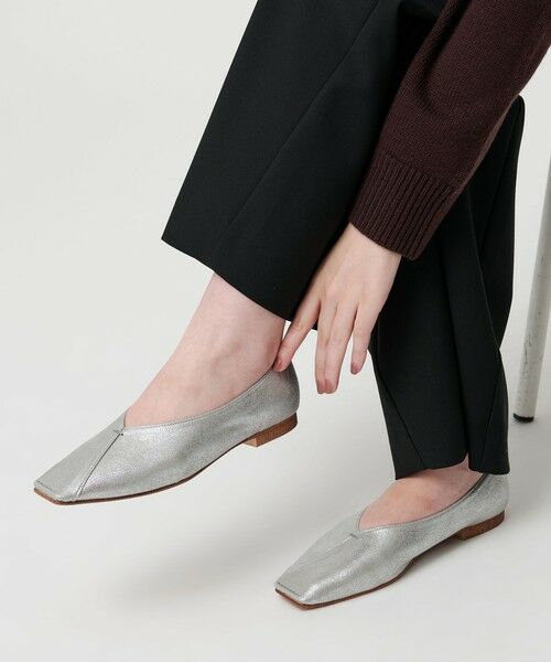 BEAUTY&YOUTH UNITED ARROWS / ビューティー&ユース ユナイテッドアローズ フラットシューズ | Vカットステッチ フラットシューズ | 詳細24