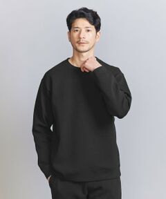 【WEB限定 WARDROBE SMART】ダブルニット クルーネック スウェット/セットアップ対応