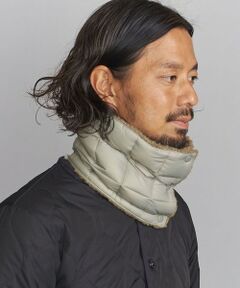 ＜TAION（タイオン）＞ RIVERSIBLE DOWN NECK WARMER/ネックウォーマー