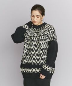 BEAUTY&YOUTH UNITED ARROWS / ビューティー&ユース ユナイテッドアローズ ニット・セーター | 【別注】＜Guernsey Woollens＞ノルディックニットプルオーバー