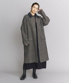 ＜TRADITIONAL WEATHERWEAR＞HEAT TWEED BARGATE ヘリンボーンロング コート