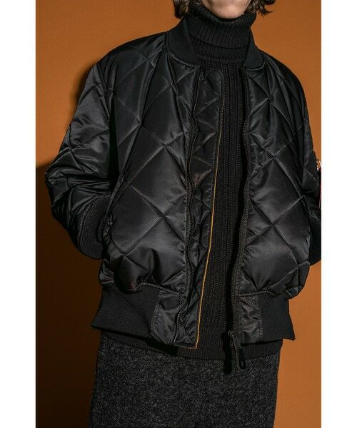 BEAUTY&YOUTH UNITED ARROWS / ビューティー&ユース ユナイテッドアローズ ブルゾン | ＜ALPHA INDUSTRIES × monkey time＞ QUILTED MA1/フライトジャケット | 詳細1
