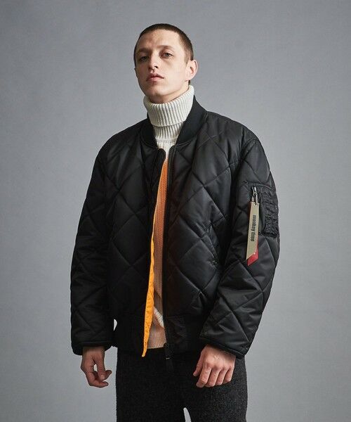BEAUTY&YOUTH UNITED ARROWS / ビューティー&ユース ユナイテッドアローズ ブルゾン | ＜ALPHA INDUSTRIES × monkey time＞ QUILTED MA1/フライトジャケット | 詳細4