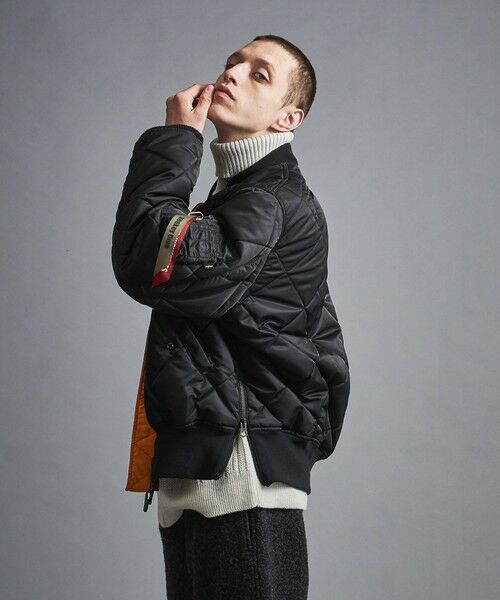 ＜ALPHA INDUSTRIES × monkey time＞ QUILTED MA1/フライトジャケット