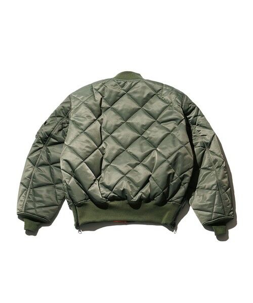 ALPHA INDUSTRIES × monkey time＞ QUILTED MA1/フライトジャケット