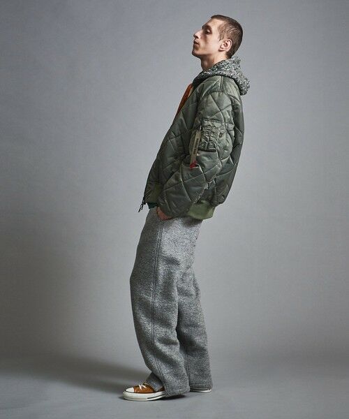 ALPHA INDUSTRIES × monkey time＞ QUILTED MA1/フライトジャケット 