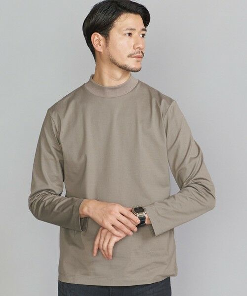 BEAUTY&YOUTH UNITED ARROWS / ビューティー&ユース ユナイテッドアローズ カットソー | 【WEB限定 WARDROBE SMART】 by クリア ガスコットン モックネック カットソー | 詳細26