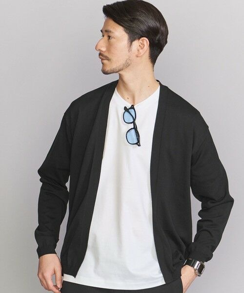 BEAUTY&YOUTH UNITED ARROWS / ビューティー&ユース ユナイテッドアローズ カーディガン・ボレロ | 【WEB限定 WARDROBE SMART】by KOUKIN ハイゲージ ニット ボタンレス カーディガン | 詳細1