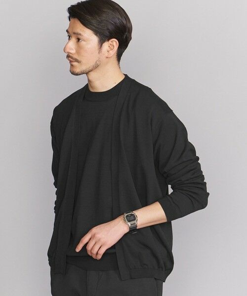 BEAUTY&YOUTH UNITED ARROWS / ビューティー&ユース ユナイテッドアローズ カーディガン・ボレロ | 【WEB限定 WARDROBE SMART】by KOUKIN ハイゲージ ニット ボタンレス カーディガン | 詳細7