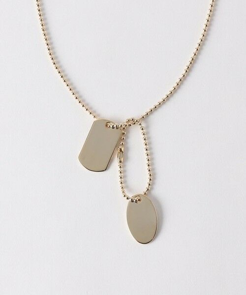 セール By ダブル ドッグタグ ネックレス ネックレス ペンダント チョーカー Beauty Youth United Arrows ビューティ ユース ユナイテッドアローズ ファッション通販 タカシマヤファッションスクエア