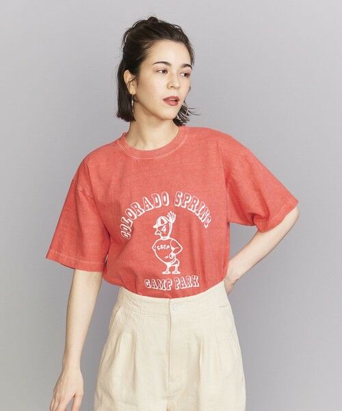 Fung Pigment プリント Tシャツ Tシャツ Beauty Youth United Arrows ビューティ ユース ユナイテッドアローズ ファッション通販 タカシマヤファッションスクエア