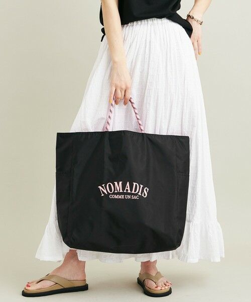 NOMADIS＞SAC ロゴ リバーシブル トートバッグ L （トートバッグ