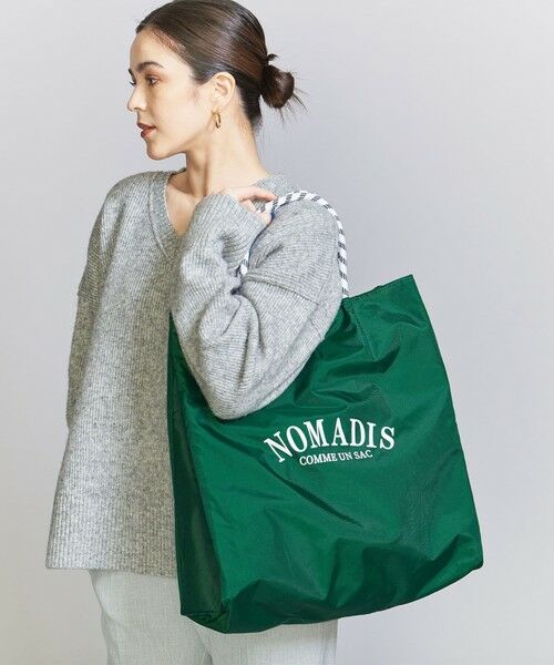 NOMADIS>SAC ロゴ リバーシブル トートバッグ L (トートバッグ