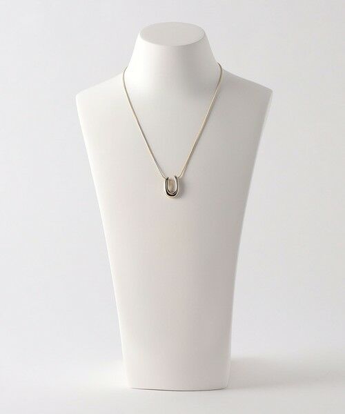 BEAUTY&YOUTH UNITED ARROWS / ビューティー&ユース ユナイテッドアローズ ネックレス・ペンダント・チョーカー | Uモチーフ チェーン ネックレス | 詳細8