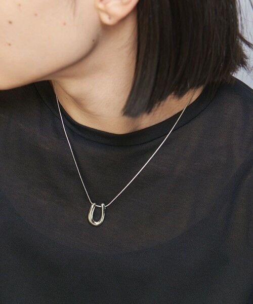 BEAUTY&YOUTH UNITED ARROWS / ビューティー&ユース ユナイテッドアローズ ネックレス・ペンダント・チョーカー | Uモチーフ チェーン ネックレス | 詳細10