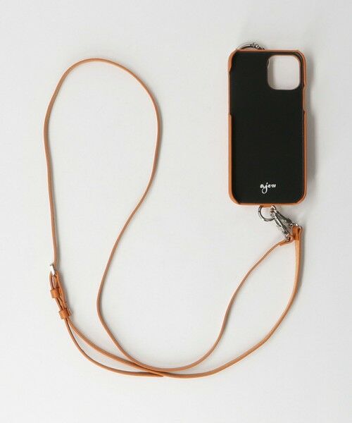 BEAUTY&YOUTH UNITED ARROWS / ビューティー&ユース ユナイテッドアローズ モバイルケース | ＜AJEW＞CADENAS レザー×チェック iPhone 12/12Proケース | 詳細1