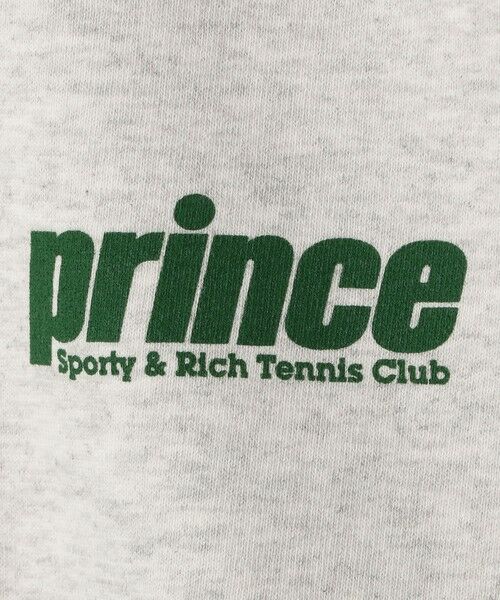 Sporty&Rich × PRINCE＞ SPORTY CREW NECK GR/スウェット （カットソー
